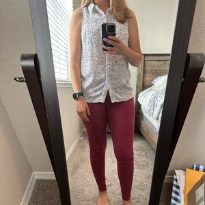 White button up professional shirt